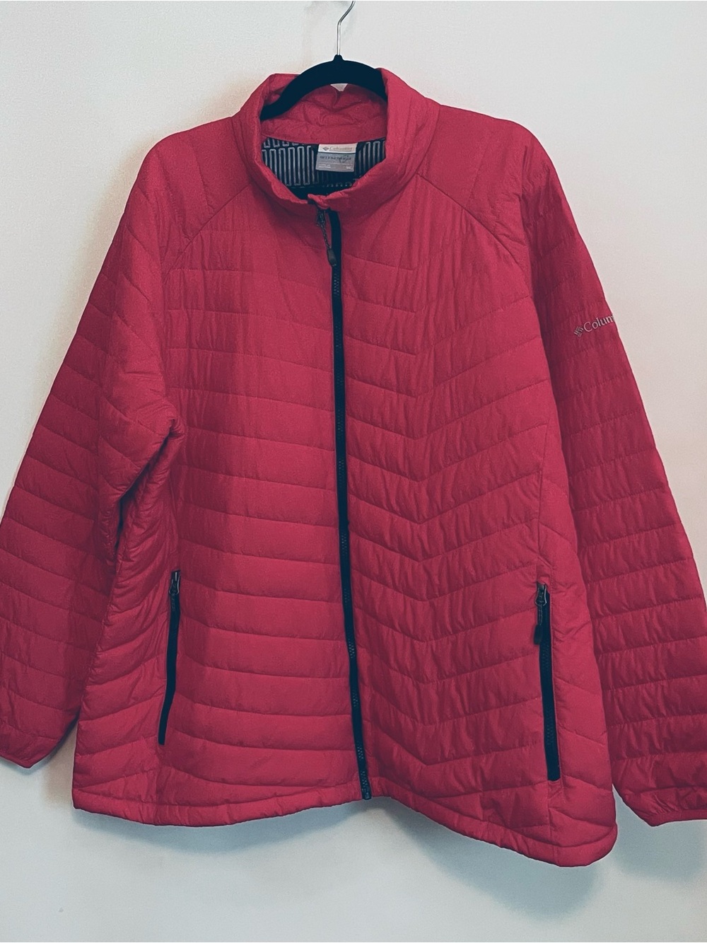 NEW Columbia Pink Oyanta Trail Insulated Puffer Zip Up Jacket size 3 X